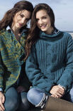 Lana Grossa RIBBED CABLE SWEATER Alta Moda Alpaca