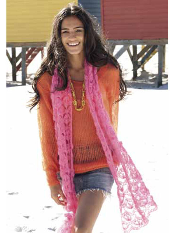 Lana Grossa Crochet Scarf SILKHAIR