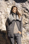 Lana Grossa JACKET WITH COLLAR Alta Moda Alpaca