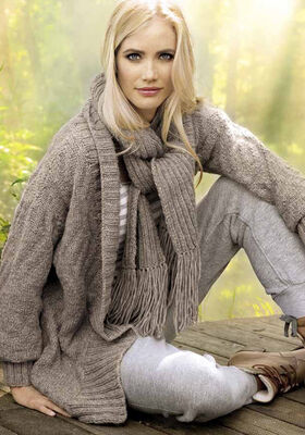 TEXTURED JACKET Alta Moda Alpaca from Lana Grossa