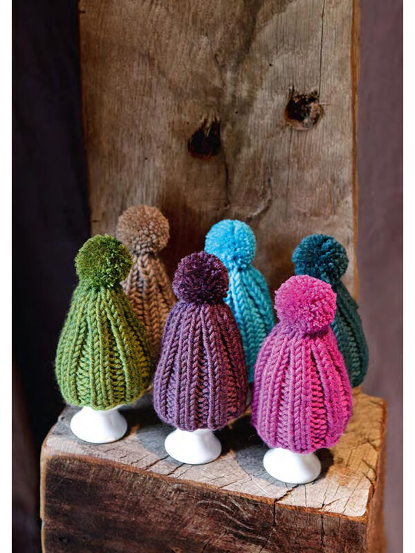 Lana Grossa Egg Cozies BINGO uni + BINGO melange