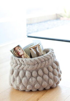 Felt Basket FELTRO from Lana Grossa