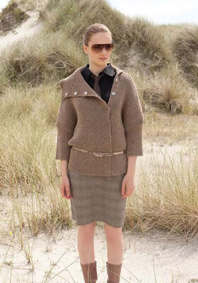 Jacket BINGO melange from Lana Grossa