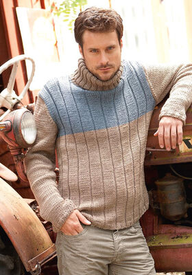 Pullover BINGO melange from Lana Grossa