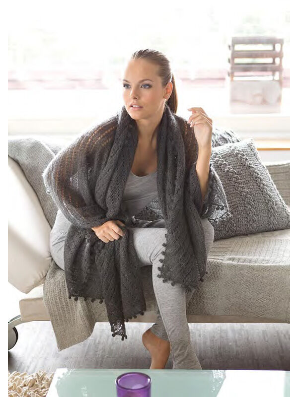 Lana Grossa Maxi Stole SILKHAIR