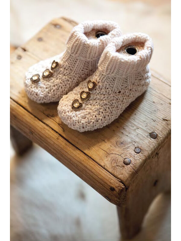 Lana Grossa Baby Booties COOL WOOL big