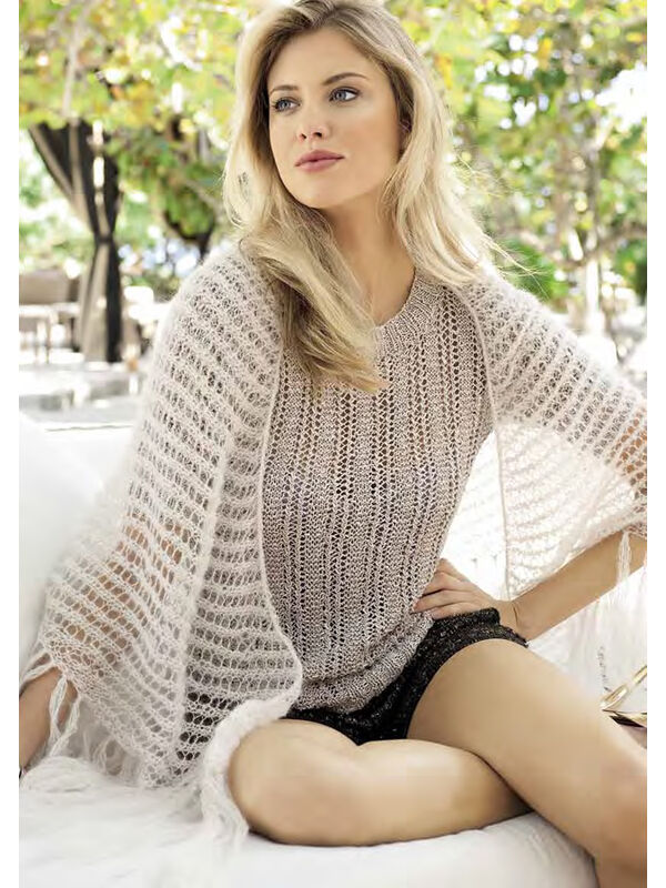 Lana Grossa Triangular Shawl SILKHAIR