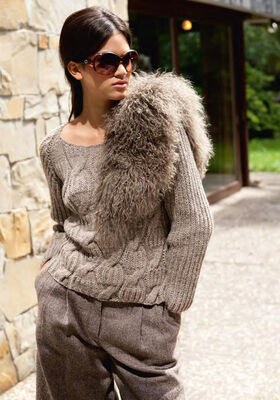 Raglan Sweater ALTA MODA ALPACA from Lana Grossa