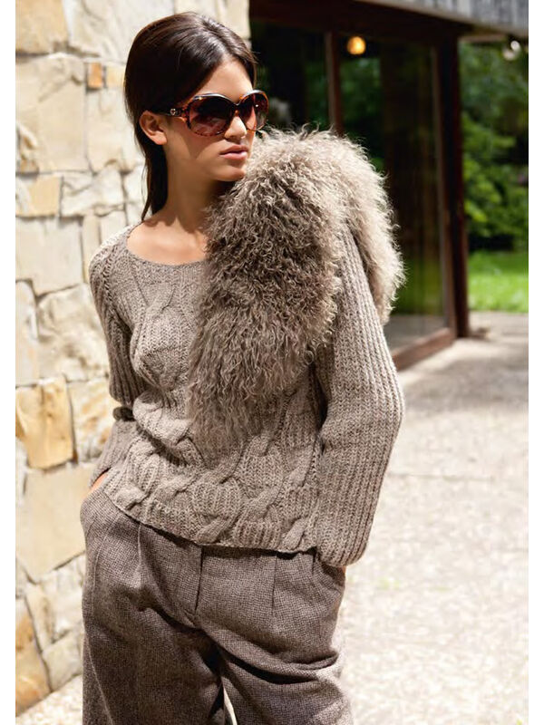 Lana Grossa Raglan Sweater ALTA MODA ALPACA
