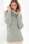 Lana Grossa Rib/Cable Sweater ALTA MODA ALPACA