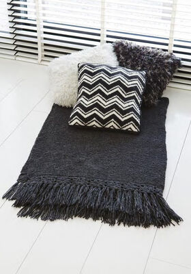 PILLOW COVER FAIR ISLE PATTERN Alta Moda Alpaca from Lana Grossa