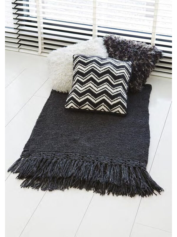 Lana Grossa PILLOW COVER FAIR ISLE PATTERN Alta Moda Alpaca