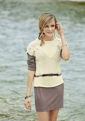 Top with Short Sleeves ORGANICO from Lana Grossa