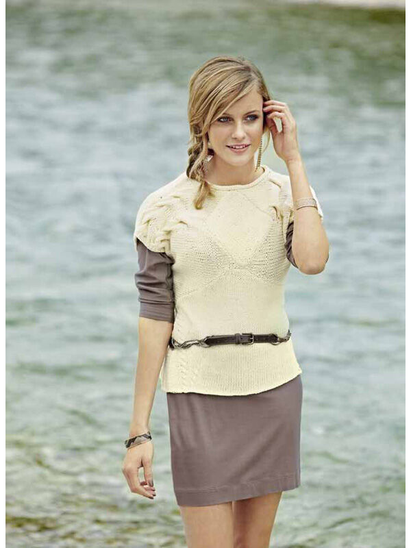 Lana Grossa Top with Short Sleeves ORGANICO