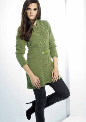Cool Wool Big Short Coat from Lana Grossa