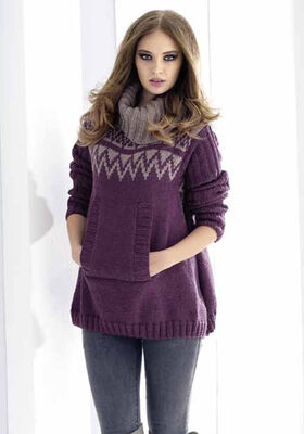 Bingo Melange Pullover from Lana Grossa