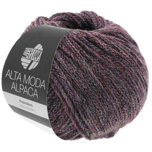 Lana Grossa ALTA MODA ALPACA | 020-blackberry/gray mottled