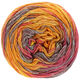 Lana Grossa ALTA MODA COTOLANA Print | 109-sun yellow/orange/light olive/gray/antique red/tomato red