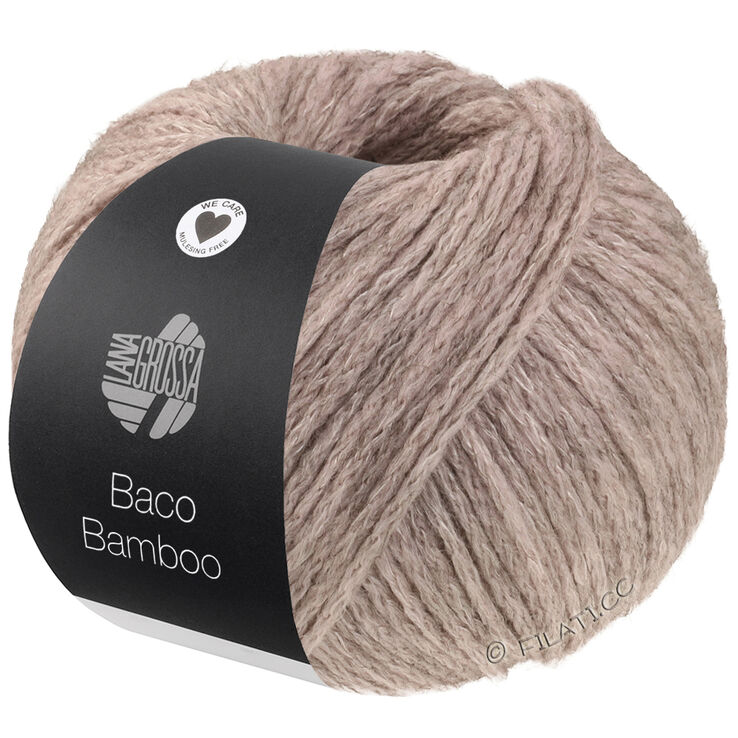 Lana Grossa BACO BAMBOO | 01-gray rose