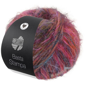 Lana Grossa BASTA STAMPA | 207-mustard/pink/fuchsia/turquoise/dark gray