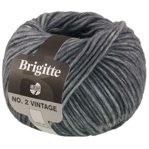 Lana Grossa BRIGITTE NO. 2 Vintage | 210-dark gray mottled