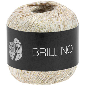 Lana Grossa BRILLINO | 09-white/gold