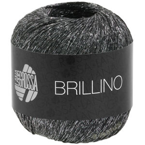 Lana Grossa BRILLINO | 18-anthracite/silver