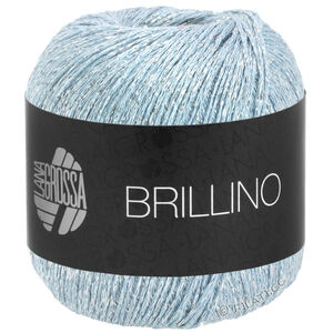 Lana Grossa BRILLINO | 22-light blue/silver