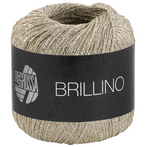 Lana Grossa BRILLINO | 39-grège/silver