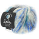Lana Grossa BRUSHY Uni/Print (lala BERLIN) | 205-white/light gray/dark gray/jeans/royal