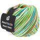 Lana Grossa BULKY Print (ABOUT BERLIN) | 153-white/pistachio/orange/jade/light petrol