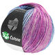 Lana Grossa 365 COTONE Dégradé | 105-gray blue/jeans/agate gray/fuchsia/red violet