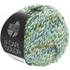 Lana Grossa 4 CAPI Color | 104-natural/jade green/turquoise/olive