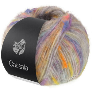 Lana Grossa CASSATA | 12-light gray/purple/sapphire blue/subtle yellow/gray rose/peach