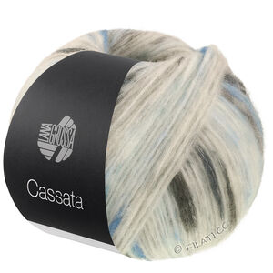 Lana Grossa CASSATA | 16-raw white/steel blue/petrol/dark gray