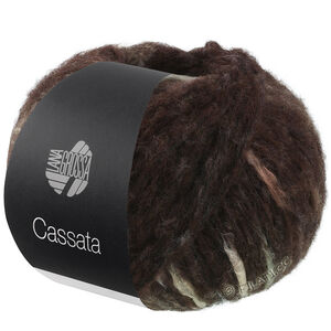 Lana Grossa CASSATA | 19-dark brown/sand beige/nougat/green gray