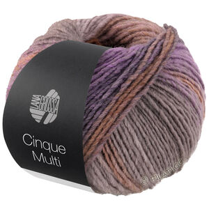 Lana Grossa CINQUE MULTI | 18-dark brown/rosewood/gray/grège/anthracite/lilac mottled