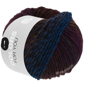 Lana Grossa COLORS FOR YOU | 159-night blue/plum/eggplant/dark brown/black brown