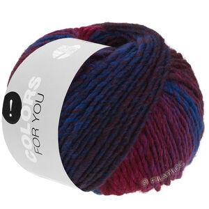 Lana Grossa COLORS FOR YOU | 161-black blue/steel blue/dark violet/eggplant