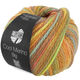 Lana Grossa COOL MERINO Big Color | 403-golden yellow/ochre/linden green/salmon/khaki