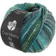 Lana Grossa COOL MERINO Big Color | 409-dark green/petrol/sea green/gray green/gray/white
