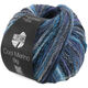 Lana Grossa COOL MERINO Big Color | 410-gray/mint turquoise/dark blue/royal/blue violet