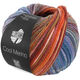 Lana Grossa COOL MERINO Color | 317-dark red/gray brown/gray purple/navy/turquoise blue/gray blue/rose/orange