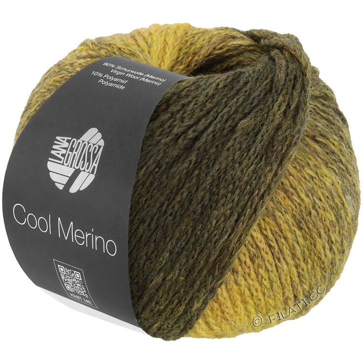 Lana Grossa COOL MERINO Dégradé | 301-dark olive/light olive/moss green