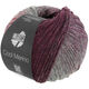 Lana Grossa COOL MERINO Dégradé | 305-blackberry/gray red/gray
