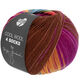 Lana Grossa COOL WOOL 4 SOCKS PRINT II | 7797-light red/olive green/pigeon blue/ochre yellow/orchid/nougat