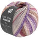 Lana Grossa COOL WOOL 4 SOCKS PRINT | 7764-mint/pastel rose/berry/blue purple/subtle beige/gray brown/clay red/blackberry/light gray