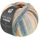 Lana Grossa COOL WOOL 4 SOCKS PRINT | 7768-nougat/natural/light gray/gray green/green beige/salmon/pale rose/blue gray