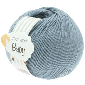 Lana Grossa COOL WOOL Baby Uni/Print 50g | 264-gray blue