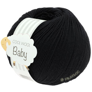 Lana Grossa COOL WOOL Baby Uni/Print 50g | 278-black
